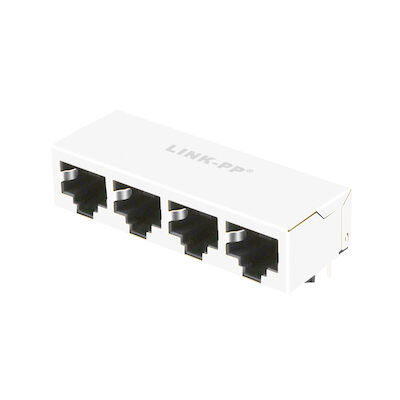 XFATM2-C4-4 10/100 Base-T 1x4 Port Ethernet RJ45 Connector Inventory LPJF46287CNL-2