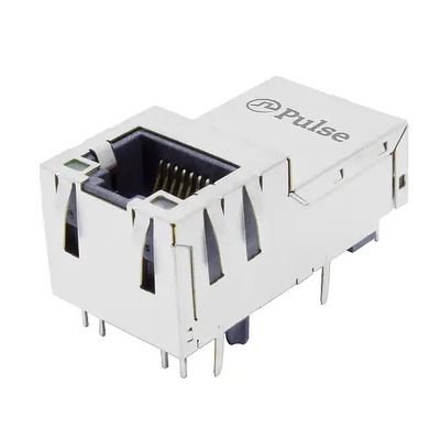 Pulse J1V-U2100NL Kompatibel LINK-PP 1000 Base-T Vertikal Rj45 jack Dengan YG/G Led