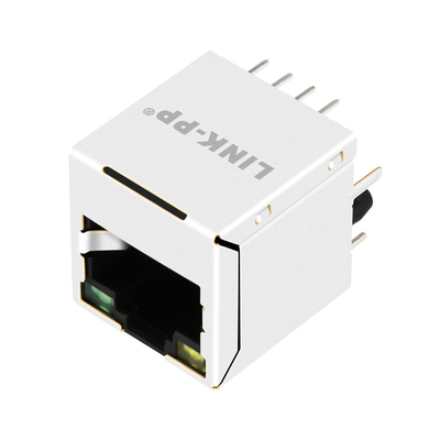 UDE RV8-ZZ-0026 Kompatibel LINK-PP 10G Base-T Vertikal Rj45 Magjack Dengan Led Kuning / Hijau