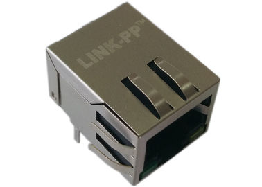 Hijau LED RJ45 LPJ0012GFNL Single Port Modular Plug Ethernet 10 / 100Mbps