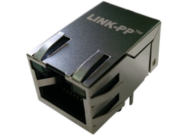 WT-50036 Gold Plating konektor RJ45 Port tunggal dengan konfigurasi Jack 1 x 1