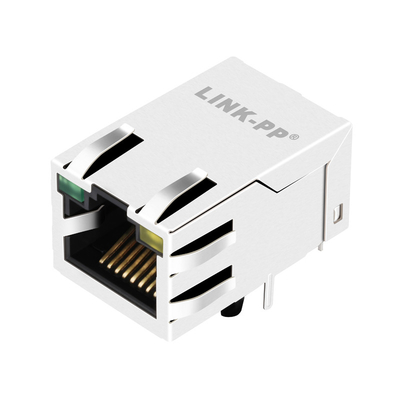 0875-1AX1-E3 Jack RJ45 Magnetik 1000BASE-T Tab Up G/Y LED