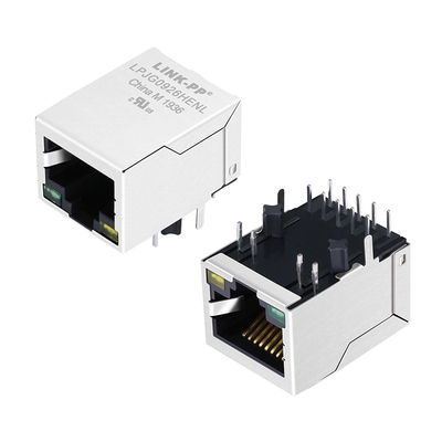 1x1 Port 1000Mbps POE + RJ45 Modular Jack Dengan Transformer LPJG0926HENL