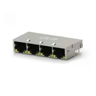 Perisai 1x4 Low Profile RJ45 Konektor 1888251-1 1888251-2 1888251-5