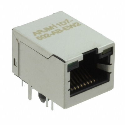 ARJM11D7-502-AB-EW2 Single Port PoE RJ45 dengan 1GBase-T Magnetics