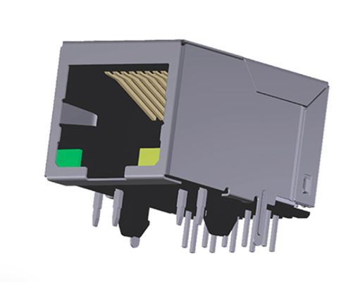 ARJM11B1-009-AB-EW2 RJ45 Konektor Dengan 10/100 Base-T Magnetics