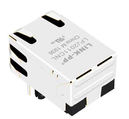 LPJ2011CNL 10/100 Base-T RJ45 MagJack 1x1 Port Tab Up Tanpa Led