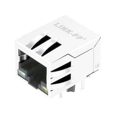 Konektor POE LPJ4320GENL RJ45 10 / 100Mbps Terlindung Sampel Bebas W / LED