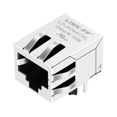 RJP-003TC1 RJ45 Konektor Dengan Magnetik 10/100Mbps PoE MagJack