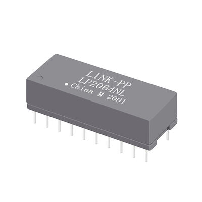 HST-2027DAR Port Ganda 10/100 BASE-T THT 24 Pin Modul Transformator Ethernet LP2064NL