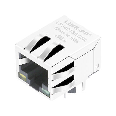 RJLBC-060TC1 RJ45 Modular Jack 10/100 BASE-TX Disaring LED Terpadu