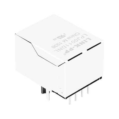 J0011D01NL CONN MAGJACK 1PORT 100 BASE-TX LPJ0011DNL Melalui Lubang ada LED