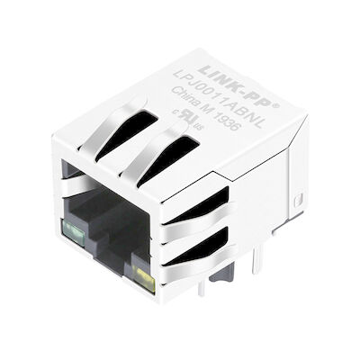 HFJ11-2450E-LS12RL RJ45 Modular Jack 10 / 100Base-T LPJ0011ABNL Switch Jaringan