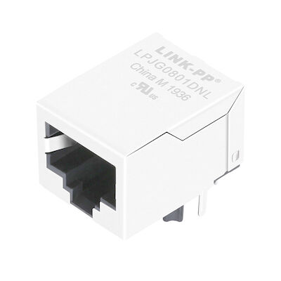RB1-106BAM1A Terpadu RJ45 Jack, LPJG0801DNL Single Port 10/100/1000 Gigabit