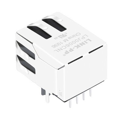 LPJ0006CNL RJ45 Single Port, 1CT: 1, Filter Connector Perempuan Jack untuk Fast Ethernet