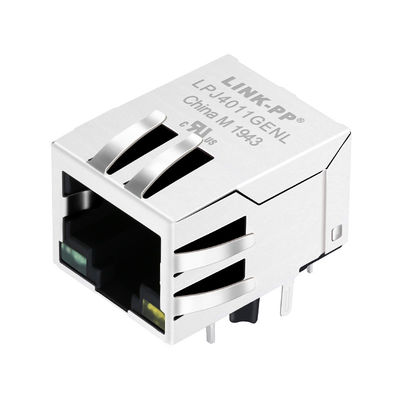 J00-0076 RJ45 Modular Jack Terpadu 10 / 100Base-T LPJ4011GENL IP-PBX