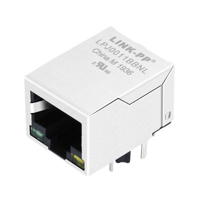 Terintegrasi 10/100 Base T Ethernet Lan RJ 45 Konektor JKM-0009NL LPJ0011BBNL
