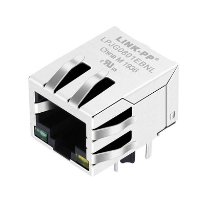 48F-01GY2DPL2NL 10 Pin Konektor Rj45 Pertandingan ATMEGA88P-20AUR GigaBit Ethernet