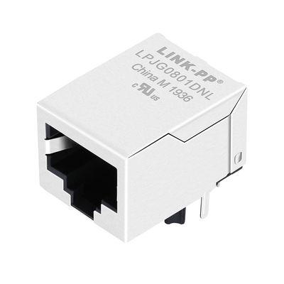 LA1S109 LF / KLA1S109 LF Konektor Rj45 Tunggal Dengan Magnet 1000Mbps Terpadu