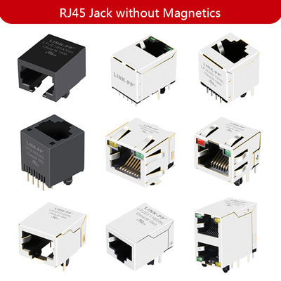 95501-6889 Profil Rendah Rj45 Surface Mount Jack Connector LPJE8802NNL