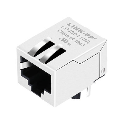 J0011D11NL Rj45 Female Connector 100 Base-T 8p8c Tab Down Konektor Ethernet RJ45 Industri