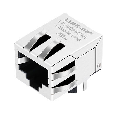 Konektor Jaringan J0026D11 RJ45 100 Base-T 8p8c Tab Down jack kabel jaringan
