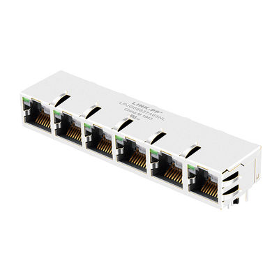 JG0-0070NL Gigabit Lan 1x6 Port Jack Terdaftar Konektor Internet RJ45 Ethernet