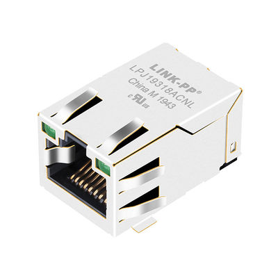 Permukaan Mount RJ45 Tab-UP J3018G21KNL 10/100Base-TX dengan LED