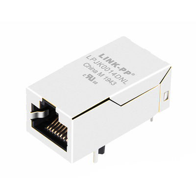 JK0-0018NL 1x2 Port 1000 Base-T Tanpa Led Ethernet Lan Port Jaringan Jack RJ45 Konektor Ethernet Industri