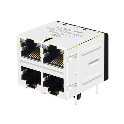 JX20-0252NL | LPJ27335A48NL Coon ditumpuk RJ45 2 x 2 100Base-Tx CT 1 / 1CT RoHS