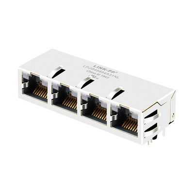 Setara dengan JXG0-0098NL 4 Port Gigabit Rj-45 Latch Up dengan LED