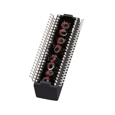 TG1G-E220NWLF SMD 50 Pin Slimline Dual Port Gigabit Modul Isolasi Transformator