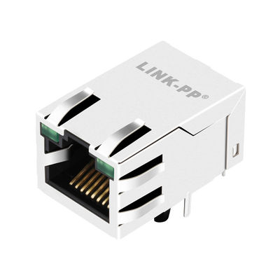SI-50162-F Tab Up Led Hijau 100 Bset-T 1 Port RJ45 Jack Terdaftar LPJ1026AWNL