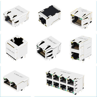 Jack Modular RJ45 Dengan / Tanpa Magnetik Tidak Ada POE / POE / POE+