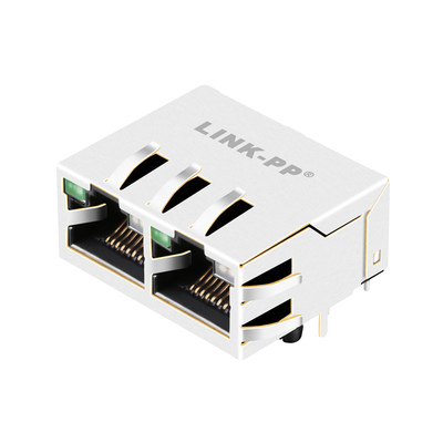 0826-1X2T-HS-F Magnetic Ethernet Jack 1000 Base-T Tab Up Port 1X2