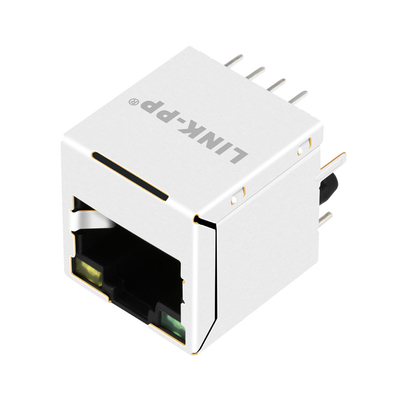 1000 Base-T 1X1 Port Vertikal Magnetic RJ45 Jack Connctor V8BR-1AX1-GH