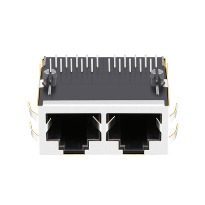 JT8-2000HL 10G Base-T 1x2 Port Tab UP Permukaan Mount Ethernet Rj45 Jack Tanpa Led