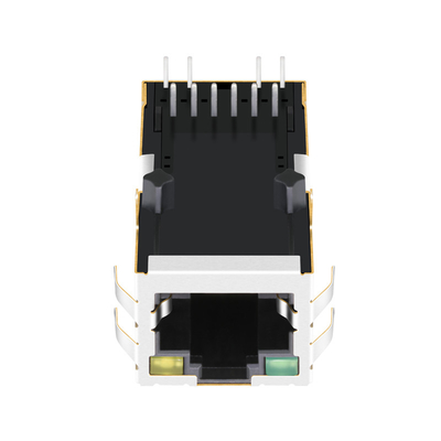 0826-1AX1-47-F 10/100 Base-T Satu Port Rj45 Magjack Konektor Terintegrasi
