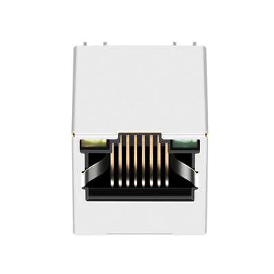 JXD2-0Z25NL 1X1 PORT 1000BASE-T Vertikal RJ45 Connector TOP ENTRY Dengan led