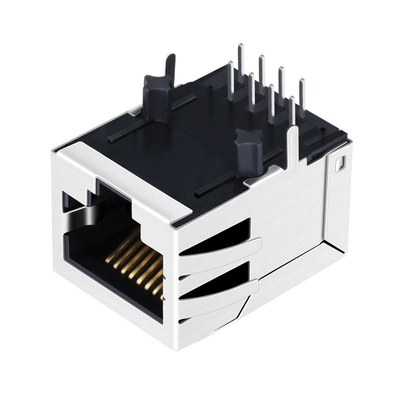 ARJM11A1-009-NN-ER3 NO Led 100 BASE-T Tab Bawah Port Tunggal Modul Magnetik RJ45 8PIN